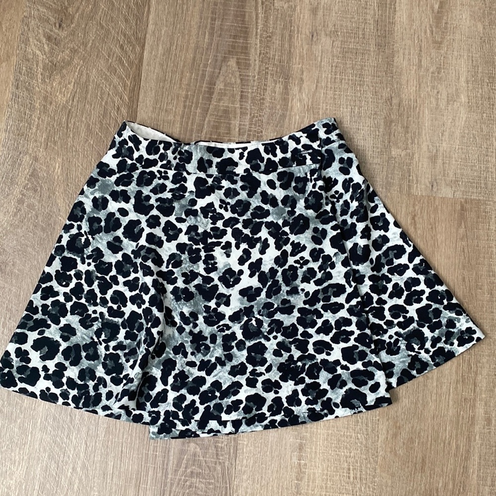 Zara cheetah skort